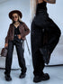"WIDE BALLON" jeans trousers 8379 - dark grey